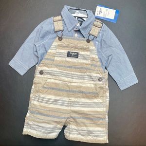 Oshkosh short overall set.